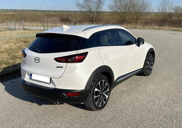 Mazda CX-3 cena 79500 przebieg: 73000, rok produkcji 2019 z Piława Górna małe 79